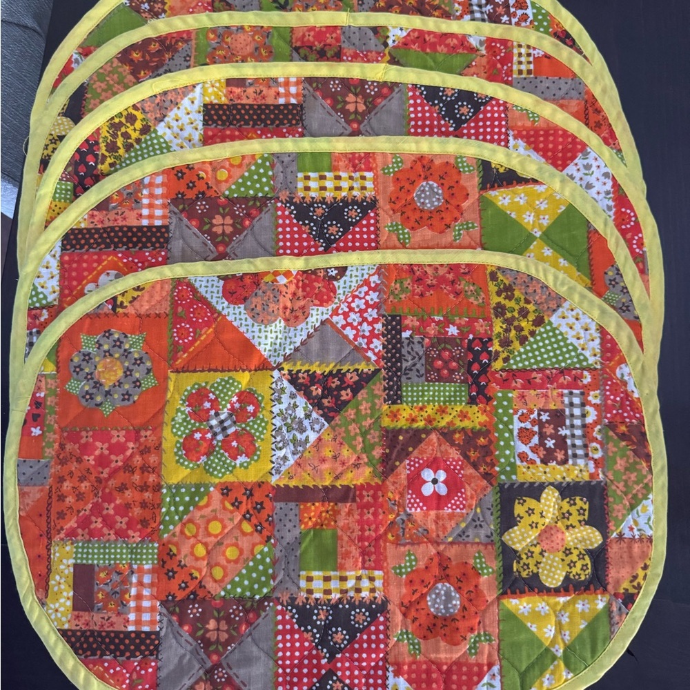 vintage patchwork place matt